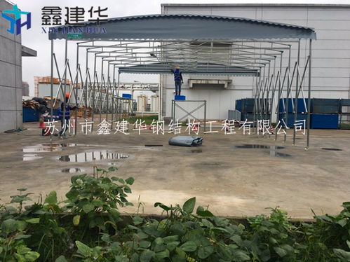 【大量批發(fā)推拉式雨篷廠家-移動(dòng)伸縮遮陽工地施工蓬圖片】- 